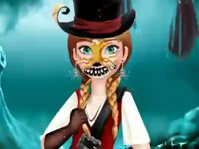 Spill Halloween Face Art online
