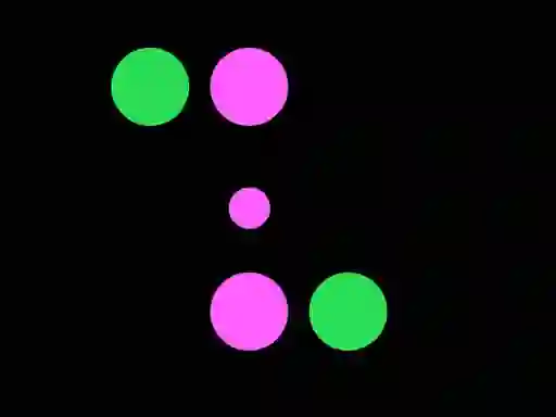 Spill Dots vs Dots online