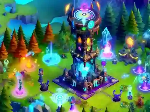 Spill 2D Fantasy Tower Defence online
