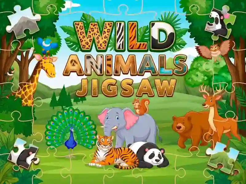Spill Wild Animals Jigsaw online