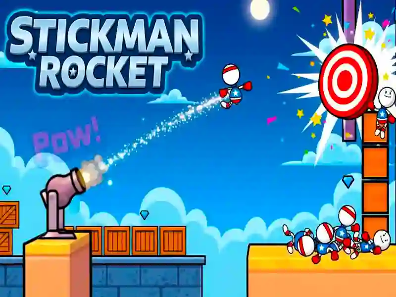 Spill Stickman Rocket online