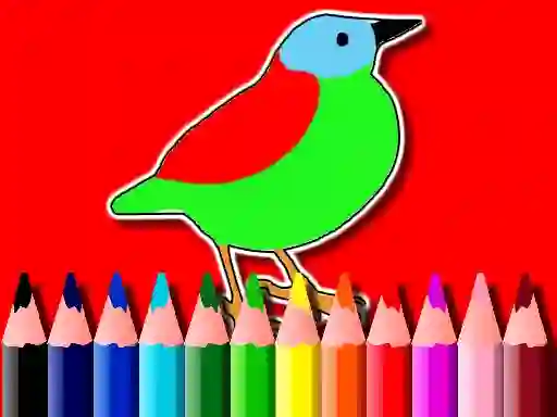 Spill Back To School: Birds Coloring Book online