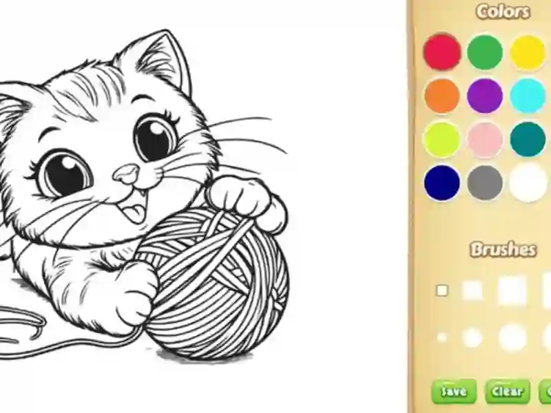 Spill Cat Coloring Book online