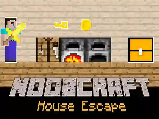 Spill Noobcraft House Escape online