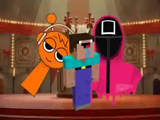 Spill Nextbots on Minecraft Squid Game Sprunki online