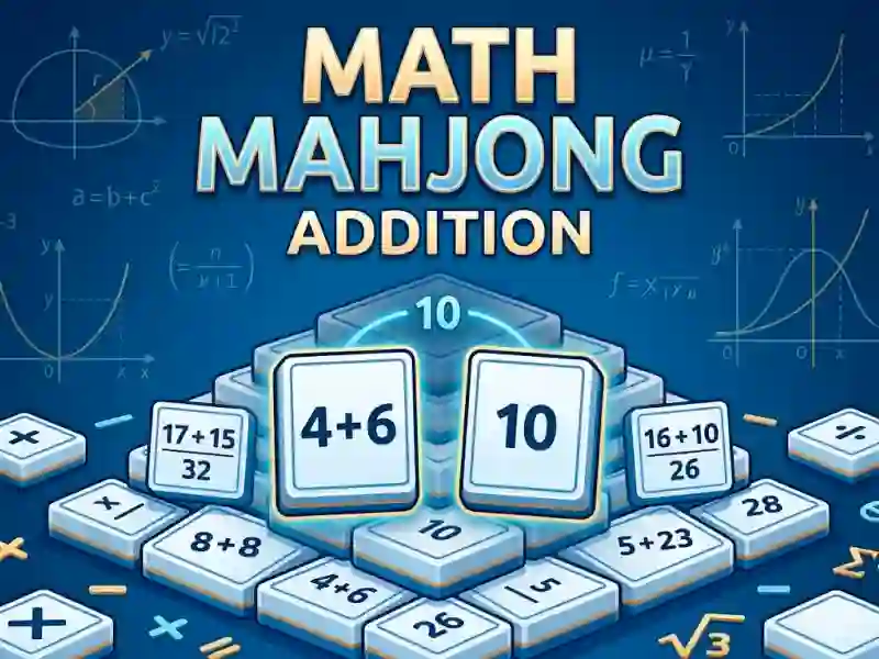 Spill Math Mahjong Addition online