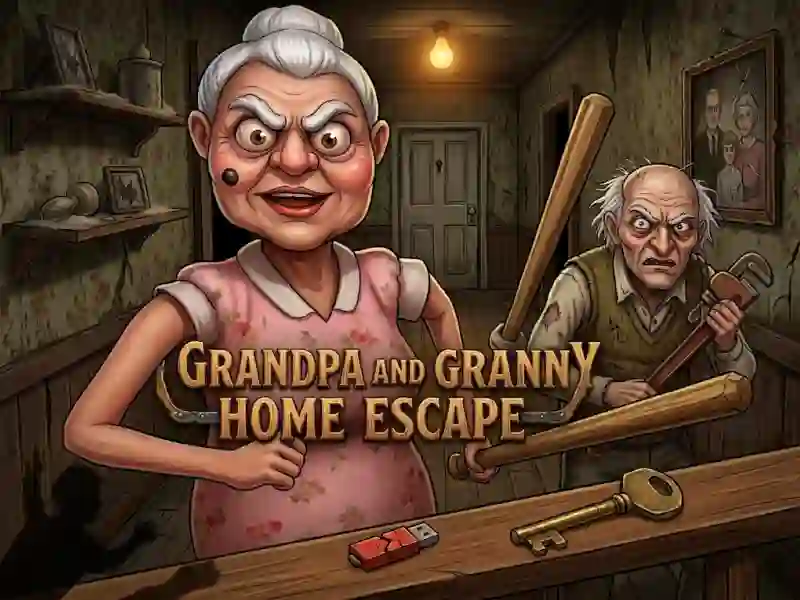 Spill Grandpa And Granny Home Escape online