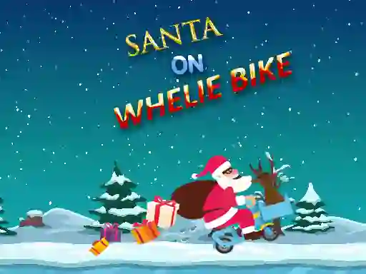 Spill Santa On Wheelie Bike online
