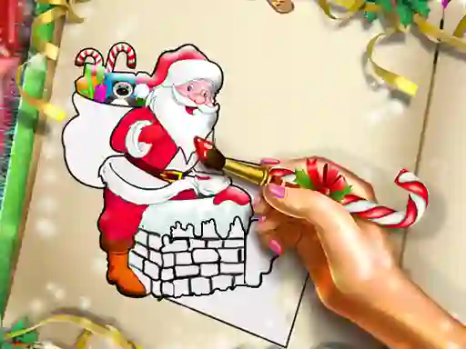 Spill Santa Christmas Coloring online