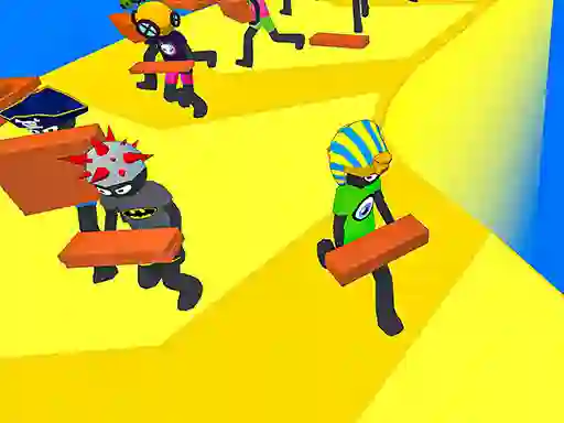 Spill Stickman Planks Fall online