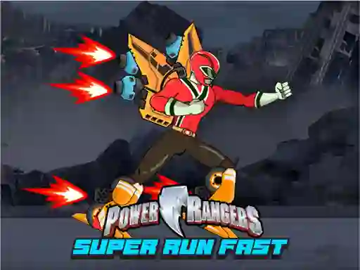 Spill Power Rangers Super Run Fast online