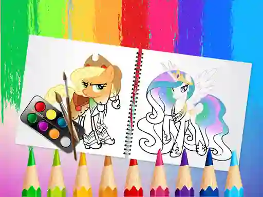 Spill Sweet Pony Coloring Book online
