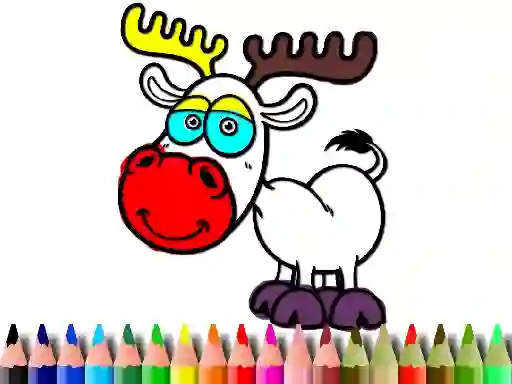 Spill Back to School: Deer Coloring Book online