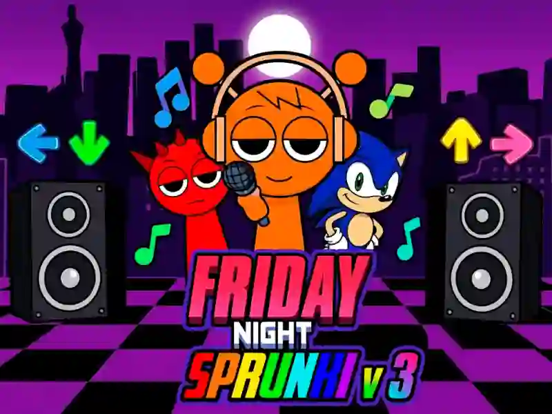 Spill Friday Night Sprunki v 3 online