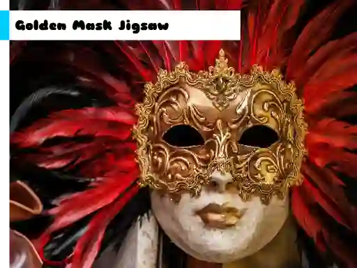 Spill Golden Mask Jigsaw online