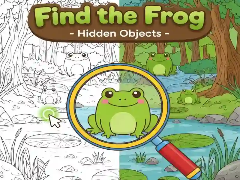 Spill Find the Frog Hidden Objects online