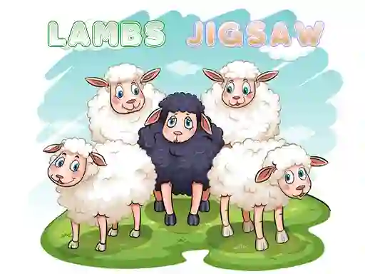 Spill Lambs Jigsaw online