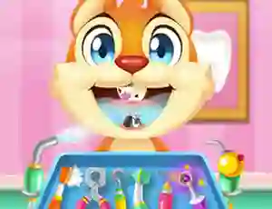 Spill Crazy Animals Dentist online