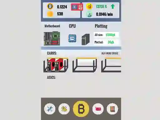 Spill Bitcoin Clicker online
