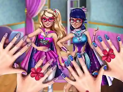 Spill Princess Superheroes: Beauty Salon online