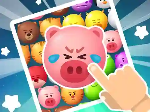 Spill Crazy Zoo Swipe Match 3 Puzzle online