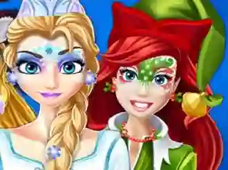 Spill Christmas Face Painting online