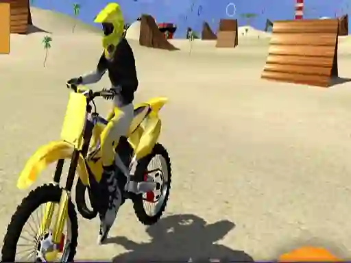 Spill Motor Cycle Beach Stunt online