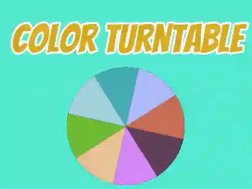 Spill Color Turntable online