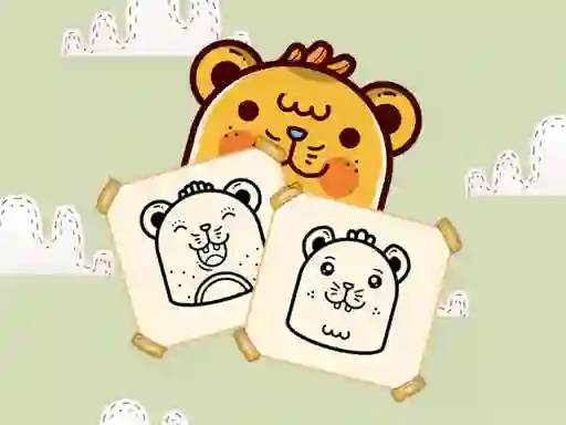 Spill Happy Hamster Coloring online