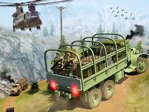 Spill Army Cargo Transport Driving online