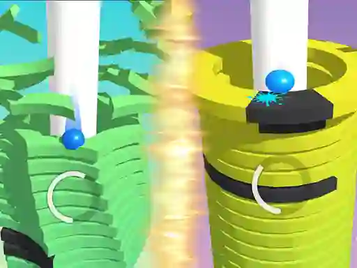 Spill Stack Ball Helix online
