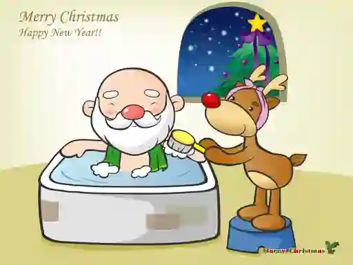 Spill Funny Christmas Puzzle online
