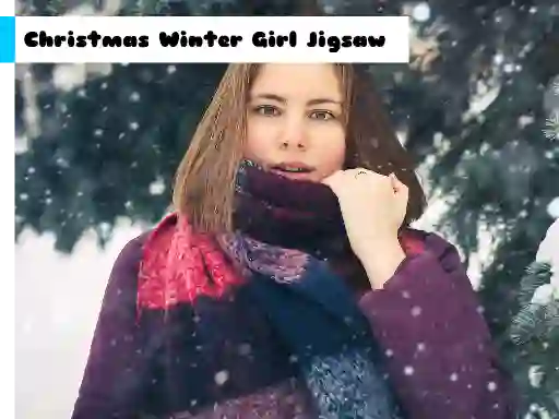 Spill Christmas Winter Girl Jigsaw online