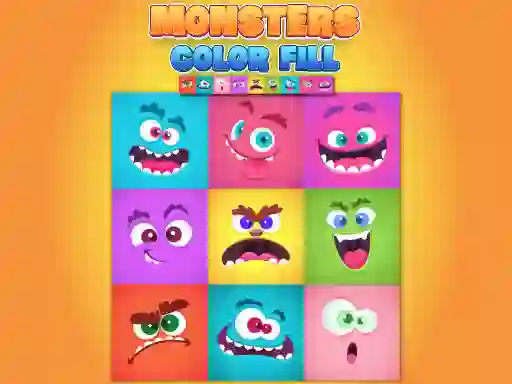 Spill Monsters Color Fill online