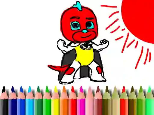 Spill Back To School: Mask Boy Coloring online