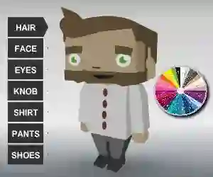 Spill Coloring Bloxy Boy online