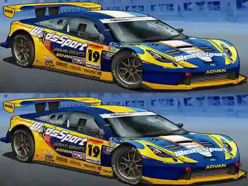 Spill Spot Differences: Race Car online