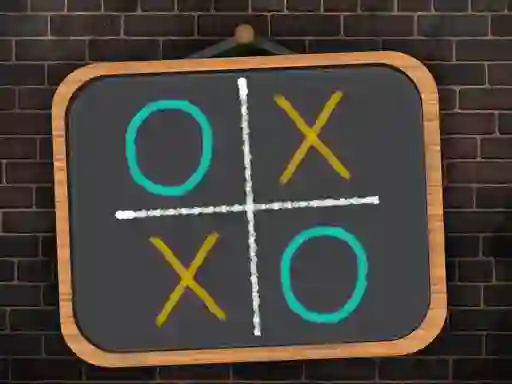 Spill Tic Tac Toe blackboard online