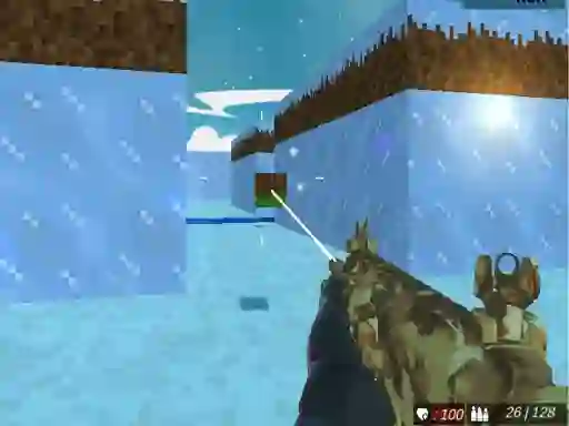 Spill Blocky Swat Shooting Iceworld Multiplayer online