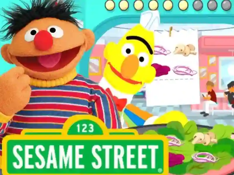 Spill 123 Sesame Street: Super Salad Diner online