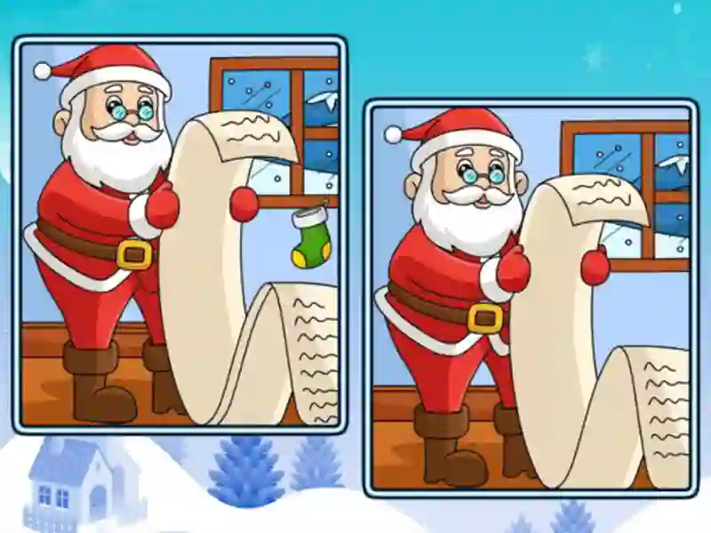 Spill Christmas Spot the Difference online