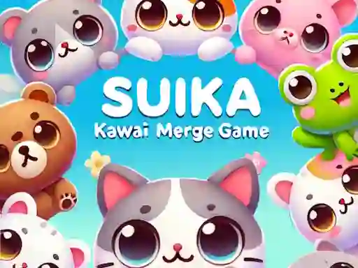 Spill Suika Kawaii Merge Game online