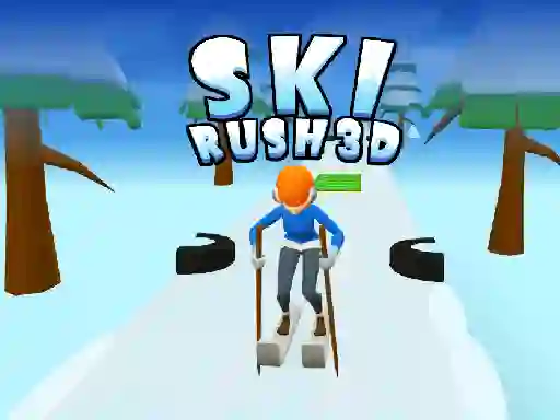 Spill Ski Rush 3d online