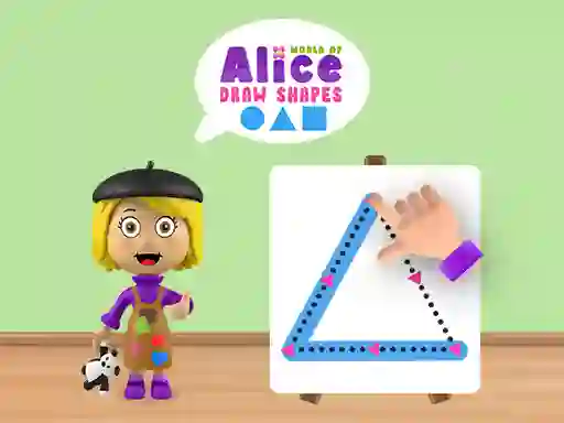 Spill World of Alice Draw Shapes online