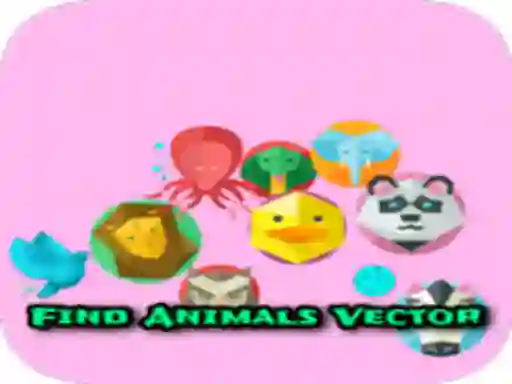 Spill Find Animals Vector online