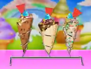 Spill Homemade Ice Cream Cooking online