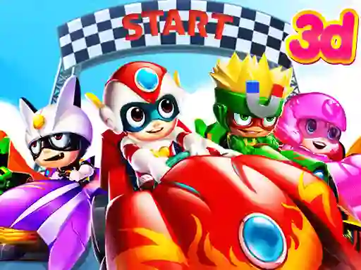 Spill Cartoon Racing 3D online