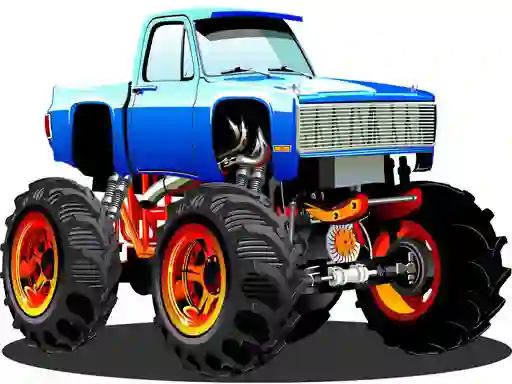 Spill Monster Truck Puzzle online