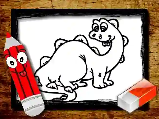 Spill Back To School: Dinosaur Coloring Book online