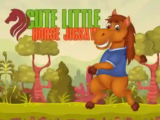 Spill Cute Little Horse Jigsaw online